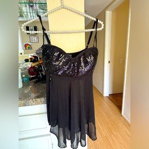 Beautiful and unique sequence top lingerie